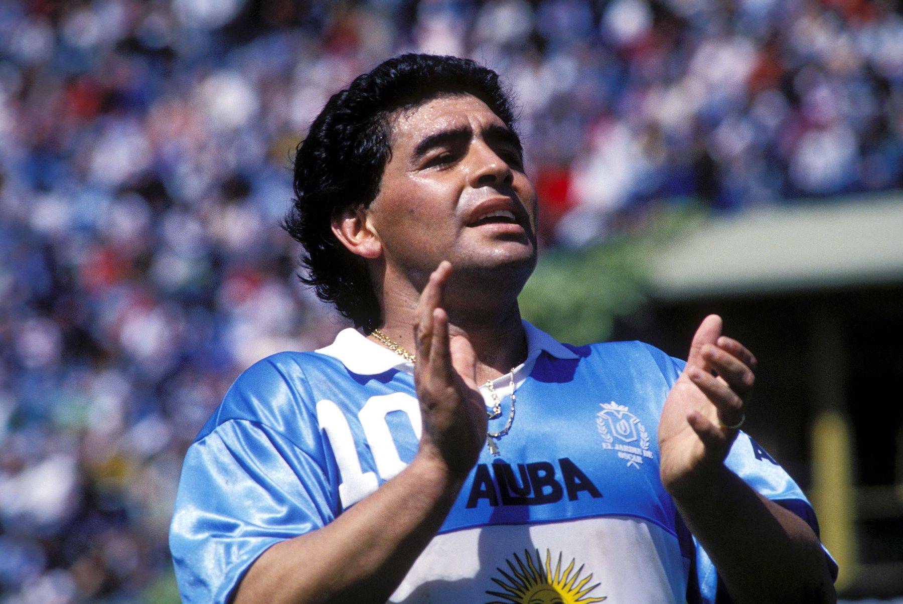 Diego Maradona in Buenos Aires in 1994.