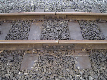 Bad rail track.