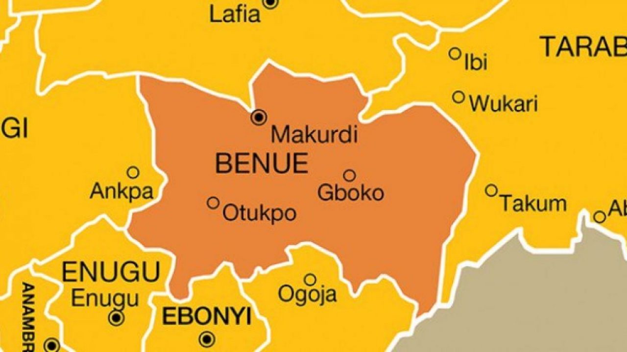 Benue state map