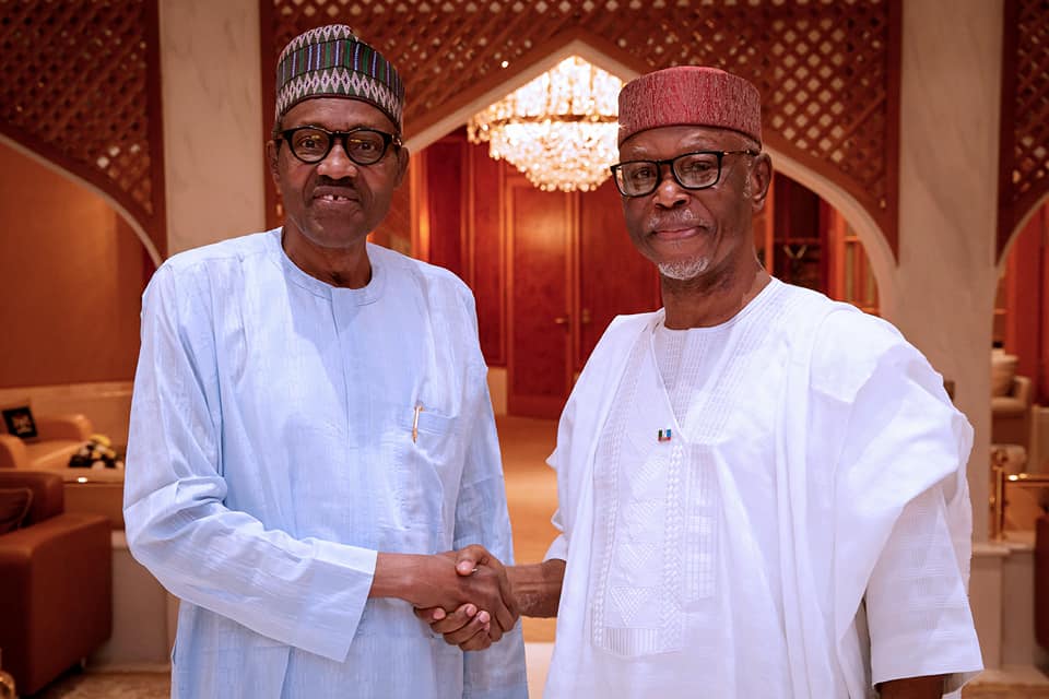 File Photo: Buhari and Oyegun
