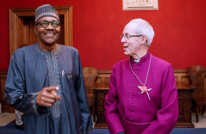 Buhari Meets With Archbishop Of Canterbury In London