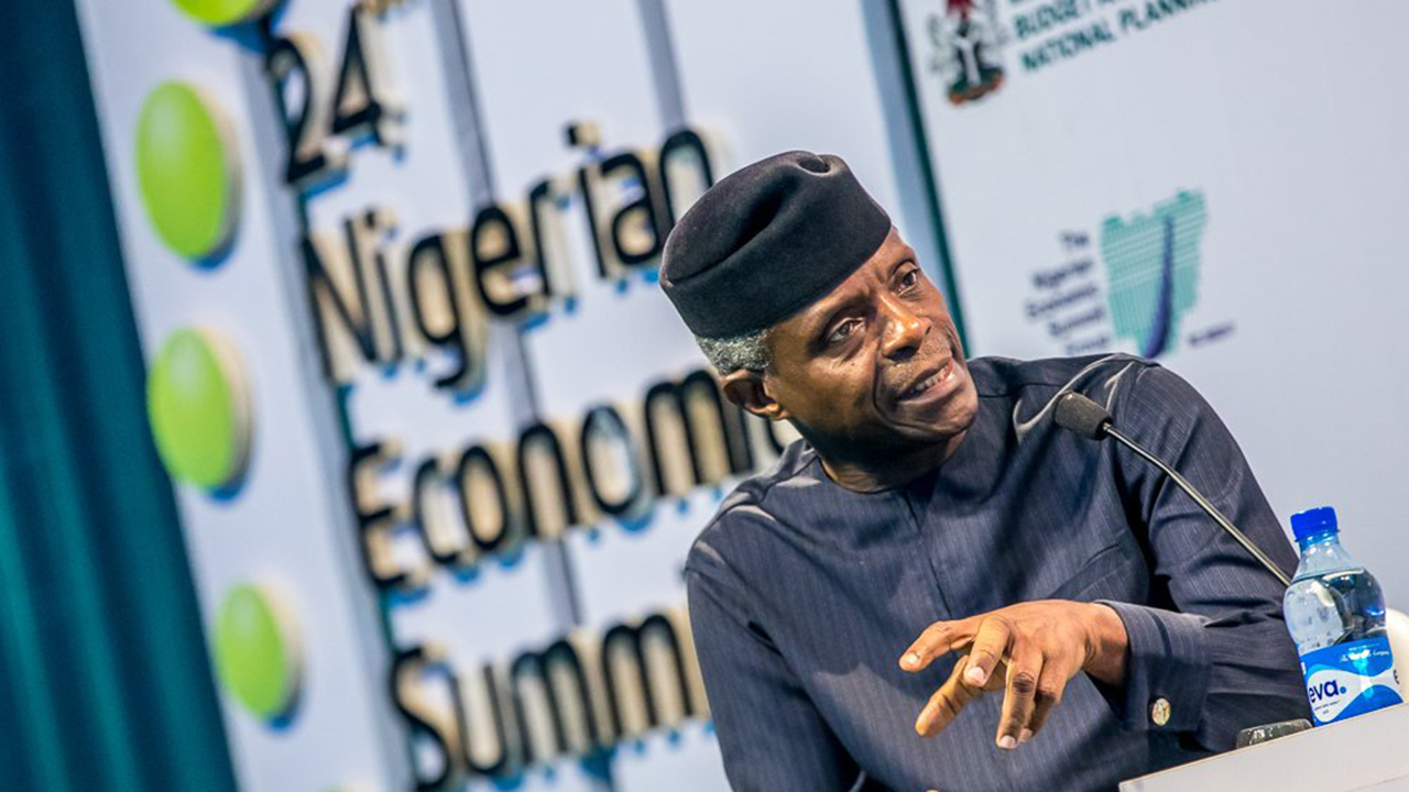 Nigeria’s vice president Yemi Osinbajo
