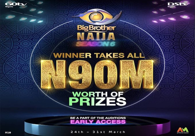 BBNaija Season Six Returns, N90m For Winner