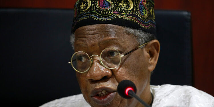 Nigeria&#039;s Minister of information and Culture, Lai Mohammed.