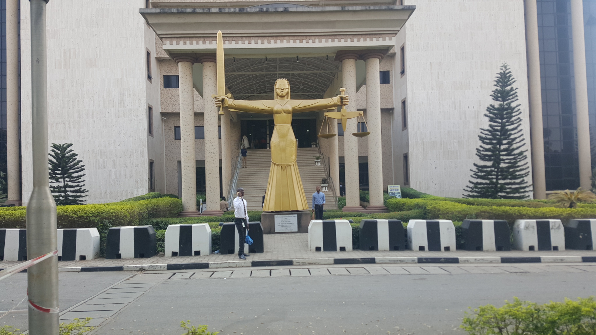 Scanty premises of the Federal High Court, Abuja