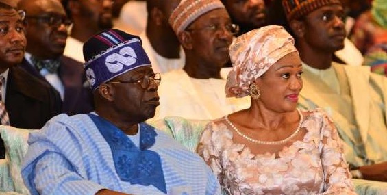 Tinubu, and his wife, Remi