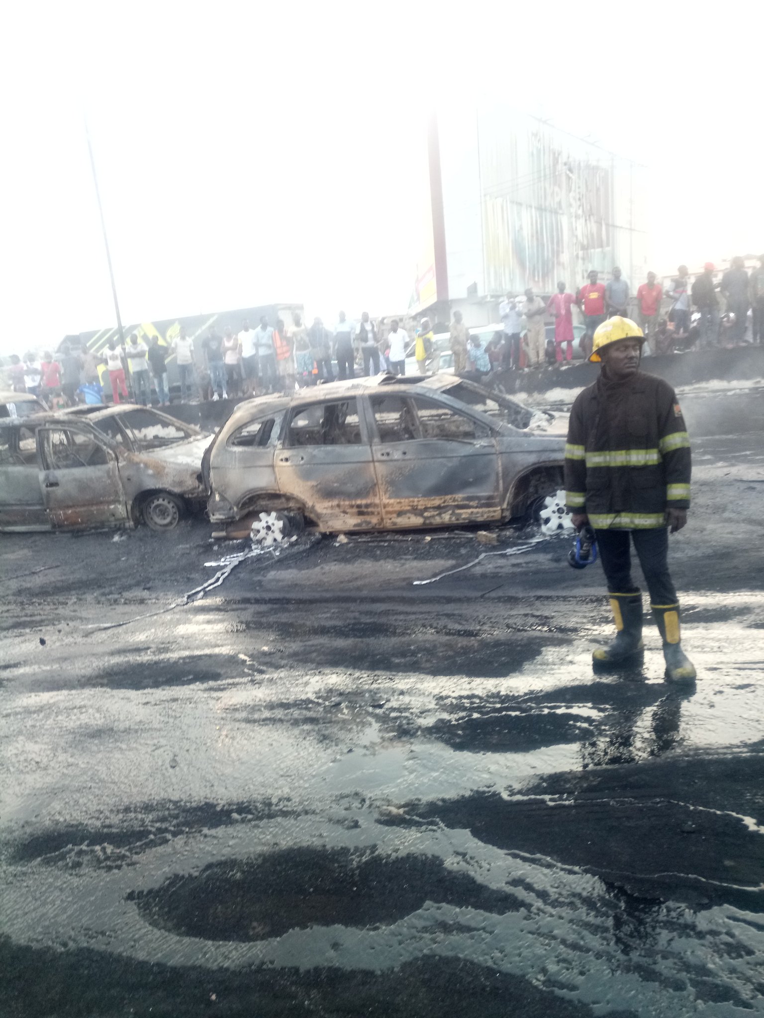 IMG 20180628 224016 PHOTONEWS: Heartbreaking Scenes From The Lagos-Ibadan Expressway Tanker Explosion