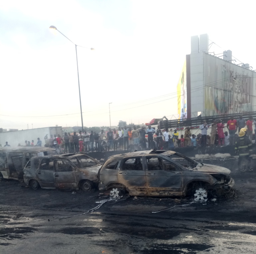 IMG 20180628 224146 PHOTONEWS: Heartbreaking Scenes From The Lagos-Ibadan Expressway Tanker Explosion