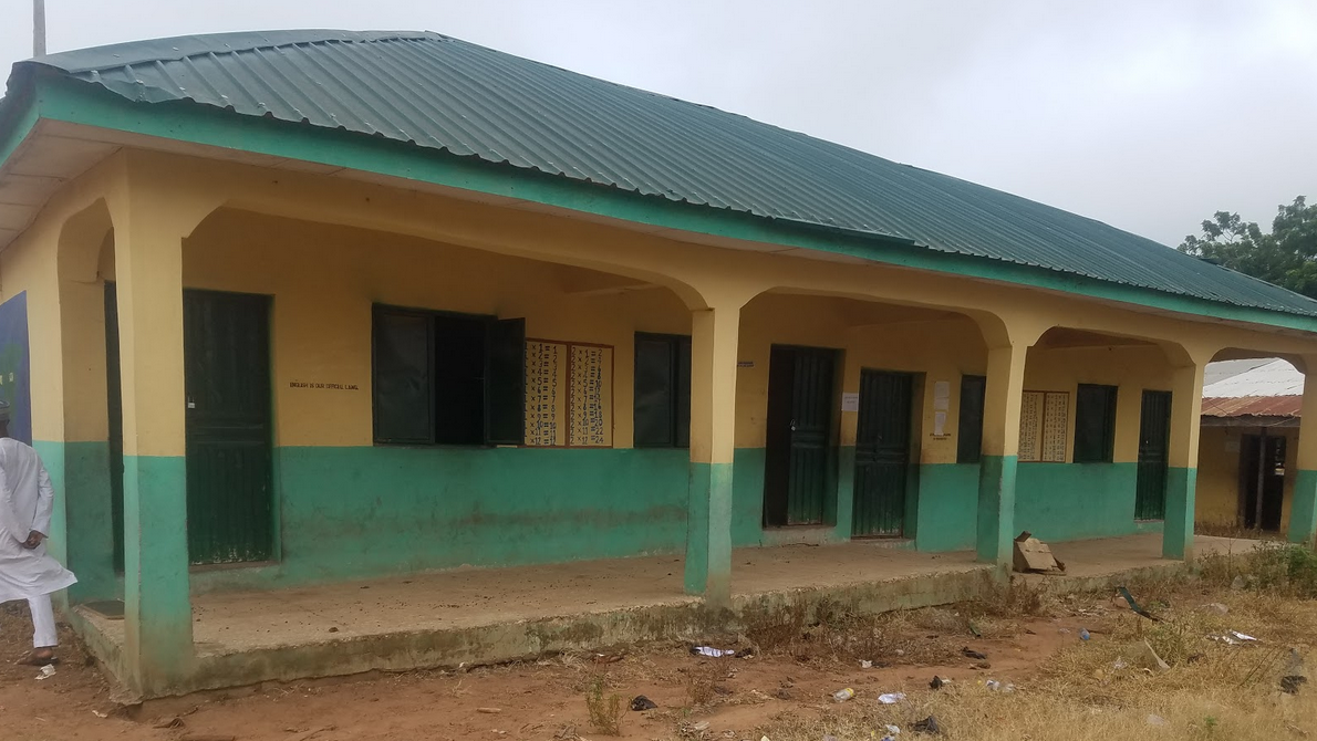 A block of 2 classrooms built as part of the constituency project in 2018