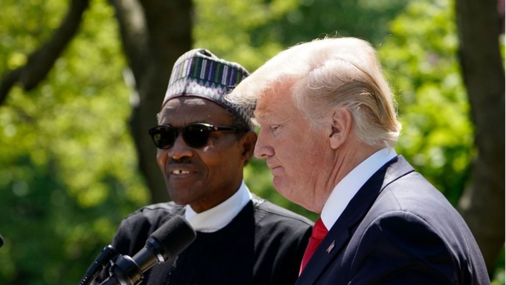 Buhari with Trump