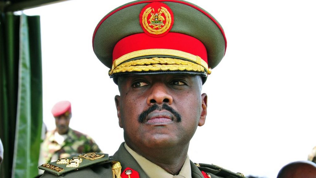 Gen Muhoozi Kainerugaba is the Ugandan president's eldest son