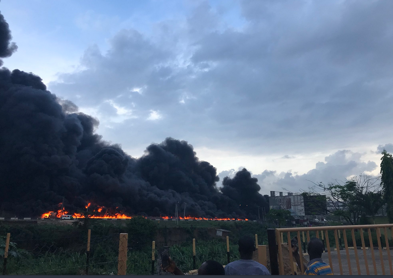 berg1 PHOTONEWS: Heartbreaking Scenes From The Lagos-Ibadan Expressway Tanker Explosion