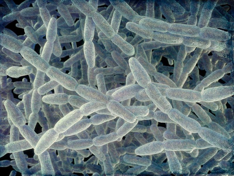 An illustration of Legionella bacteria, the cause of Legionnaires' disease (Roger Harris / Science Photo Library)