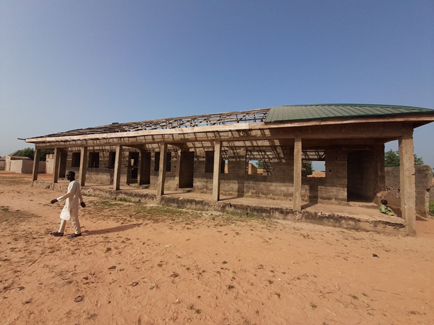 Abandoned block of classrooms at Yanzaki Primary School, Minjibir LGA, Kano. PC: Lukman Abdulmalik.
