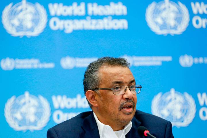 Director-General of the World Health Organization Tedros Adhanom Ghebreyesus