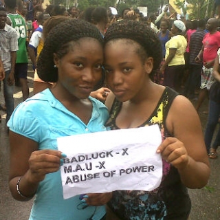 PHOTO Of The Day: Unilag Students Protesting Over The Change Of Name. 4
