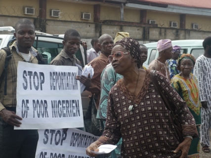 Image result for protester pensioners in lagos