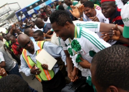 PHOTOS: Super Eagles Back In Nigeria 42