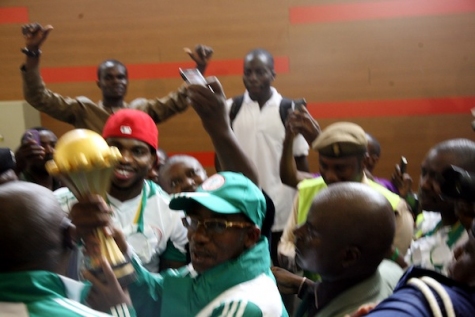 PHOTOS: Super Eagles Back In Nigeria 44