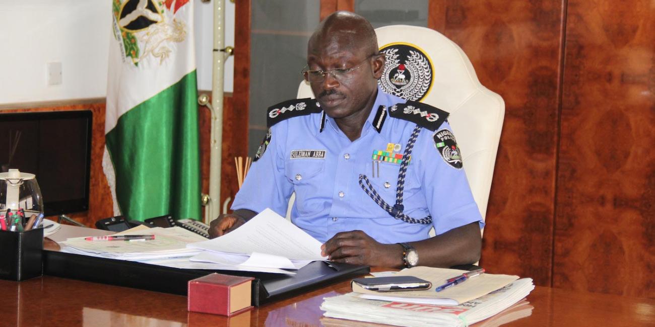 IGP at desk on first day