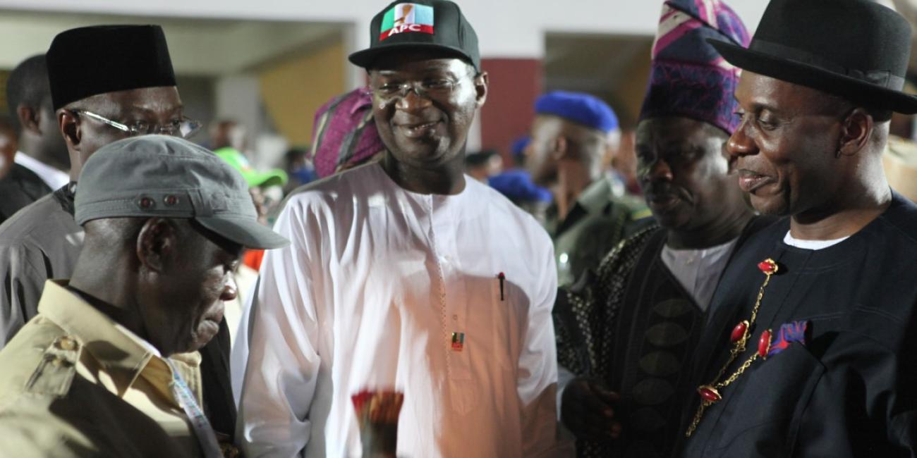 APC Governors Arrives and Converge for Buhari