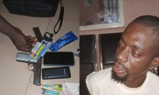 Man Arrested With Gun, Ammunition While Reportedly Prowling Around Popular Hotel In Anambra