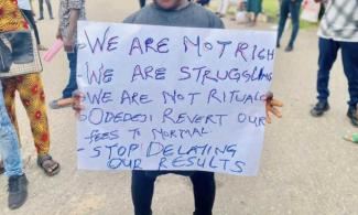 Ogun Polytechnic Students Protest Acceptance Fee Hike, Call For Rector’s Resignation