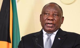 We Pledge Solidarity With People Of Palestine – South African President, Cyril Ramaphosa Says, Adorns Palestinian Scarf