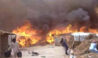Two Persons Killed, Over 1000 Houses Burnt As Fire Destroys Borno IDPs Camp