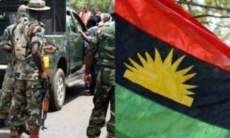 IPOB Accuses Nigerian Army Of Ethnic Hatred, Deliberate Attacks On Igbos, Burning Of Houses In Anambra, Imo   