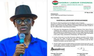 BREAKING: Nigeria Labour Congress Commission Orders Nationwide Picketing Of Labour Party Offices Over Julius Abure's 'Financial Rascality' 
