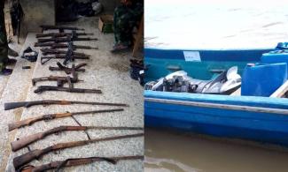 Nigerian Army Says Troops Recovered Three Submachine Guns, Large Cache Of Ammunition In Delta Community 