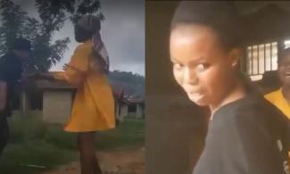 'Let Me Draw Blood From You' – Nigerian University Female Student Caught In Video Brutalising Colleague 