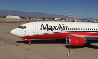 Max Air Plane Conveying Borno Deputy Governor, Scores Of Passengers Experiences Engine Fire After Takeoff