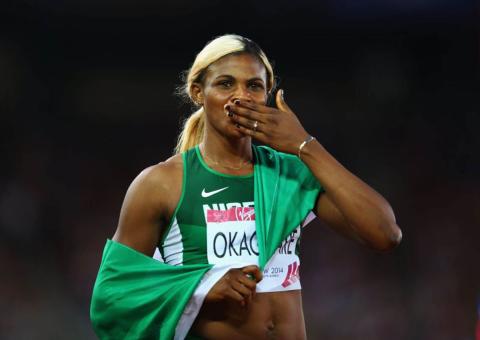 Blessing Okagbare Wins Gold in Women's 100m at the Commonwealth Games