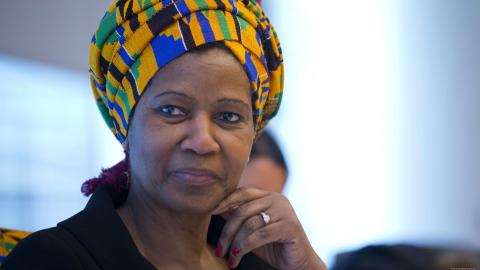 Phumzile Mlambo-Ngcuka, under-secretary-general at the United Nations and executive director of the UN Women program