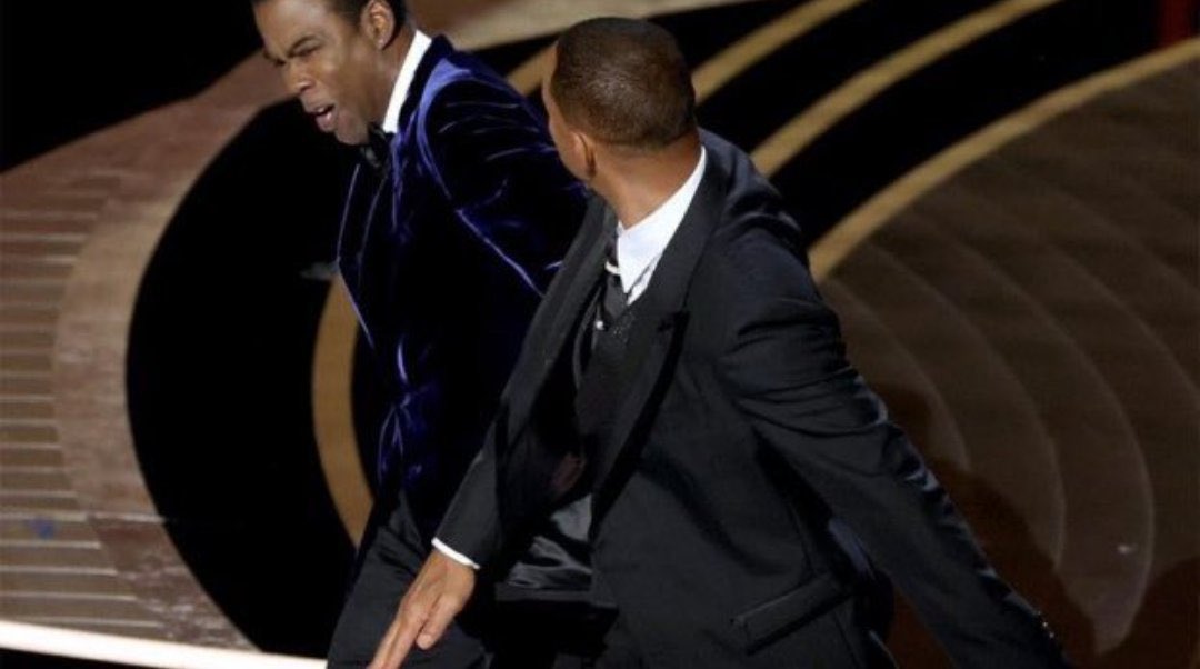 Oscar Award: Actor, Will Smith Slaps Comedian, Chris Rock On Stage After Joke About Wife