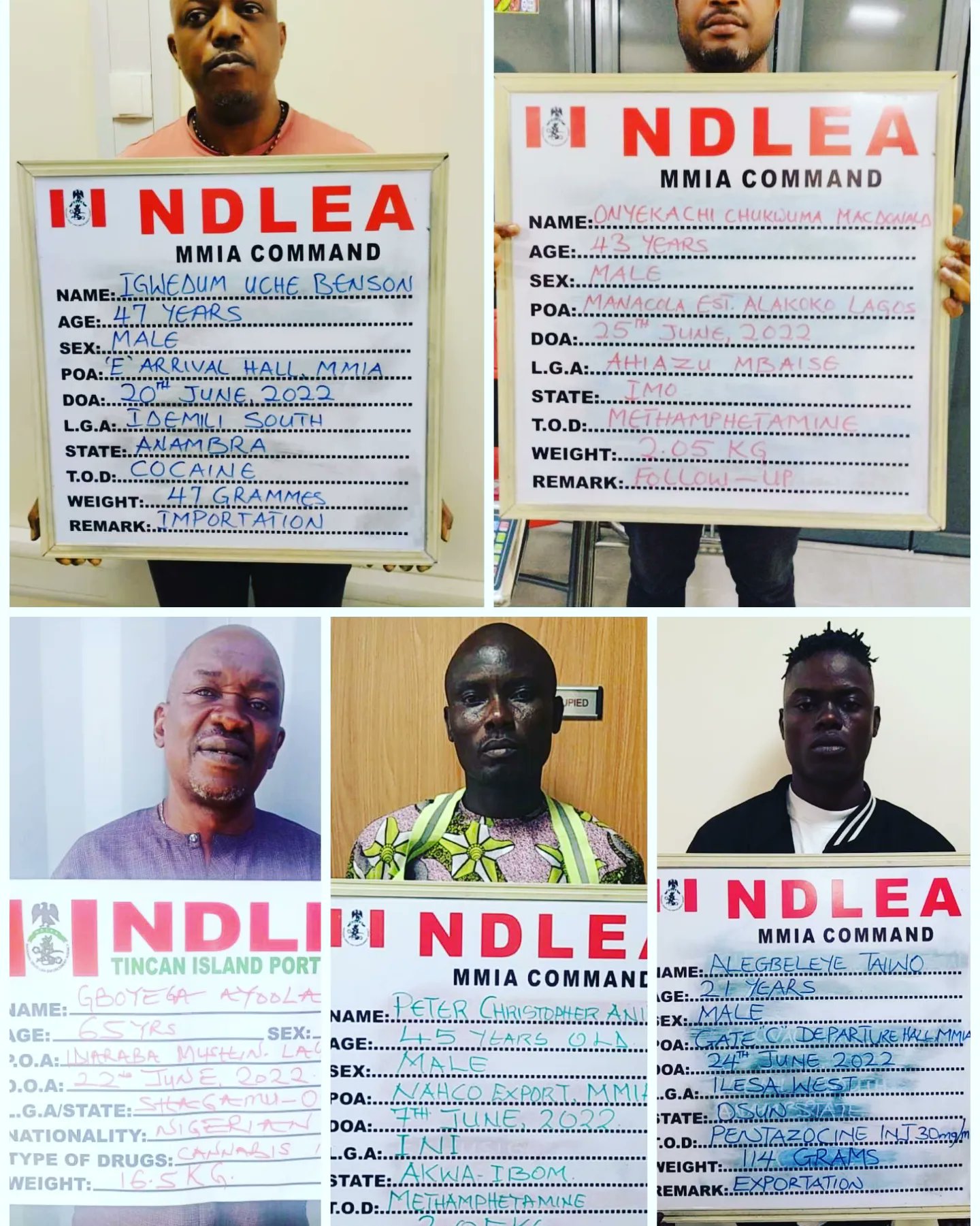 [GIST] Nigerian Anti-narcotics Agency, NDLEA Arrests Brazilian Returnee Who Hid Cocaine In Private Parts