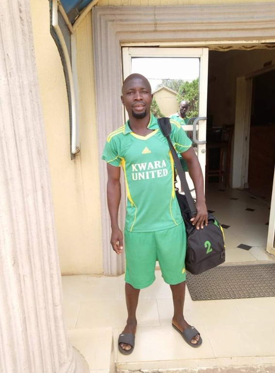 Abubakar Yusuf while playing for Kwara United 