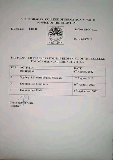 Shehu Shagari college of education 