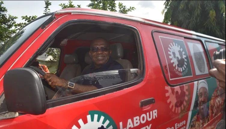 Alex Otti campaign bus