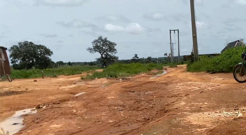 Kurebe-Udawa border, a road leading to the mining sites/ Yakubu Mohammed