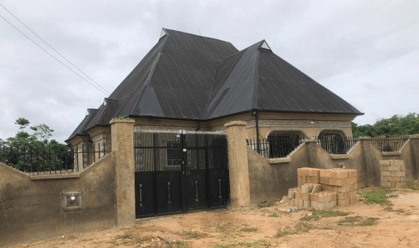  Oladimeji’s house before he was killed