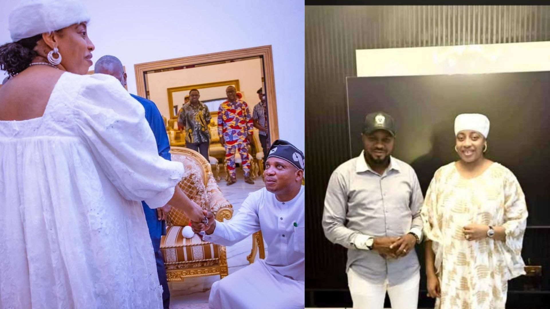 BREAKING: SGF George Akume Marries Queen Zaynab, Formerly Married To Ooni Of Ife