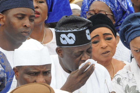 tinubu mother burial pictures