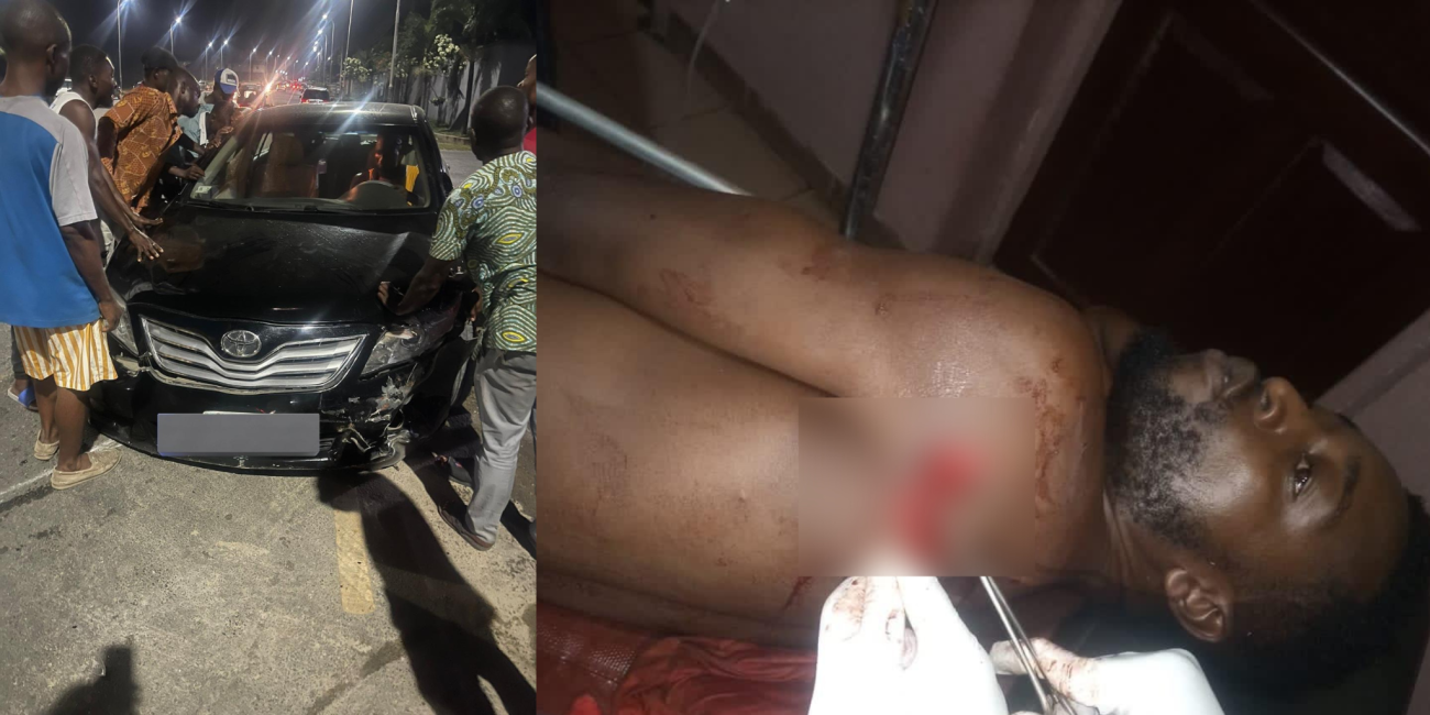 Man Narrates Being Allegedly Stabbed By Nigerian Prison Officer After Accident Involving Officer’s Colleague In Akwa Ibom