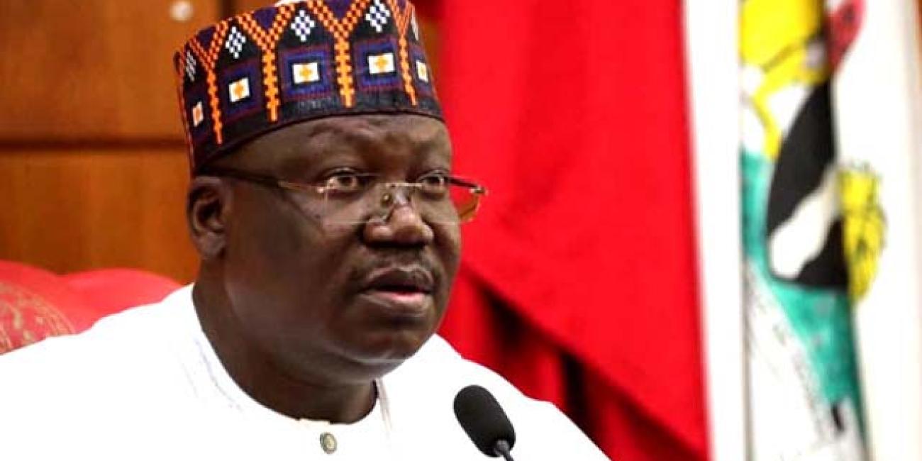 Senate President Lawan Lambasts PDP For Allowing Boko Haram Insurgency Fester, Says President Buhari Saved Nigeria