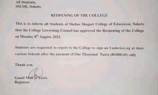 Shehu Shagari college of education 