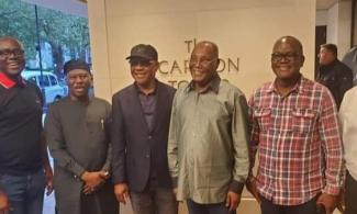 Our London Visit, Discussions For The Interests Of Nigerians – Nyesom Wike Claims After Returning With Other Junketing Governors
