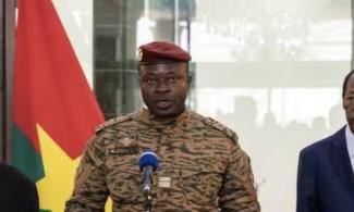 leader of the Burkina Faso junta, Lieutenant-Colonel Paul-Henri Sandaogo Damiba